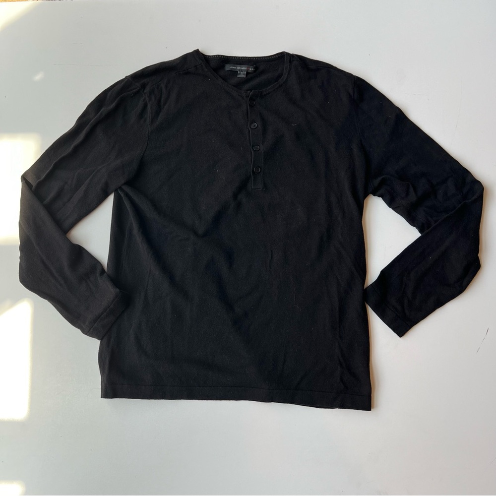 John Varvatos - buttoned sweater